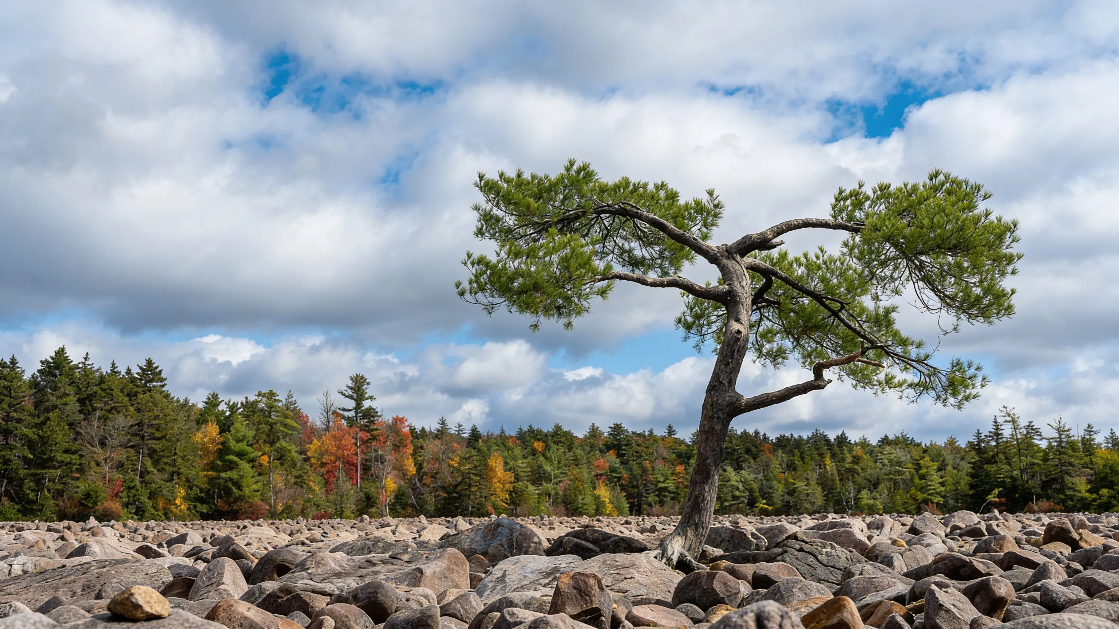 Boulder Field at Hickory Run State Park with 16.5 acres of glacial boulders