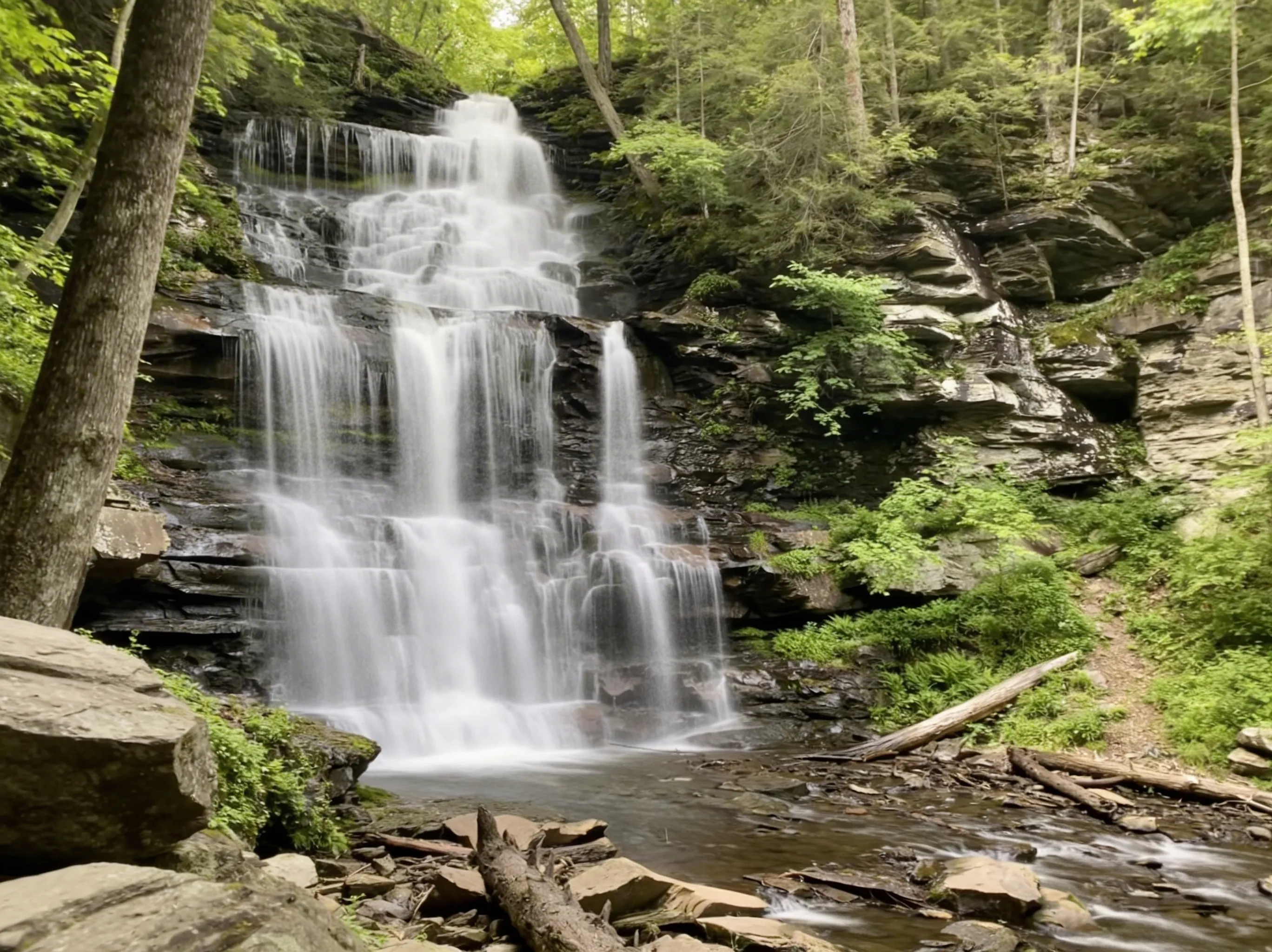 Falls Trail at Ricketts Glen State Park