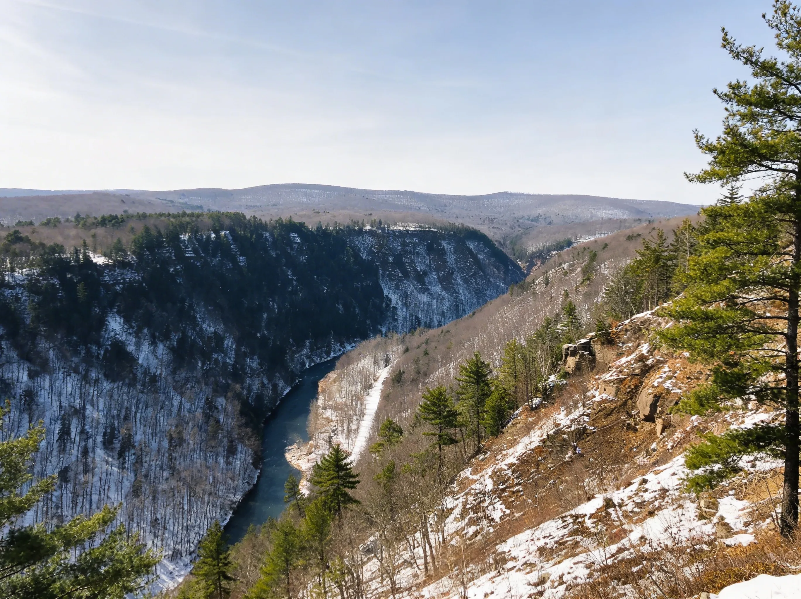 Pine Creek Gorge view from Leonard Harrison State Park overlook